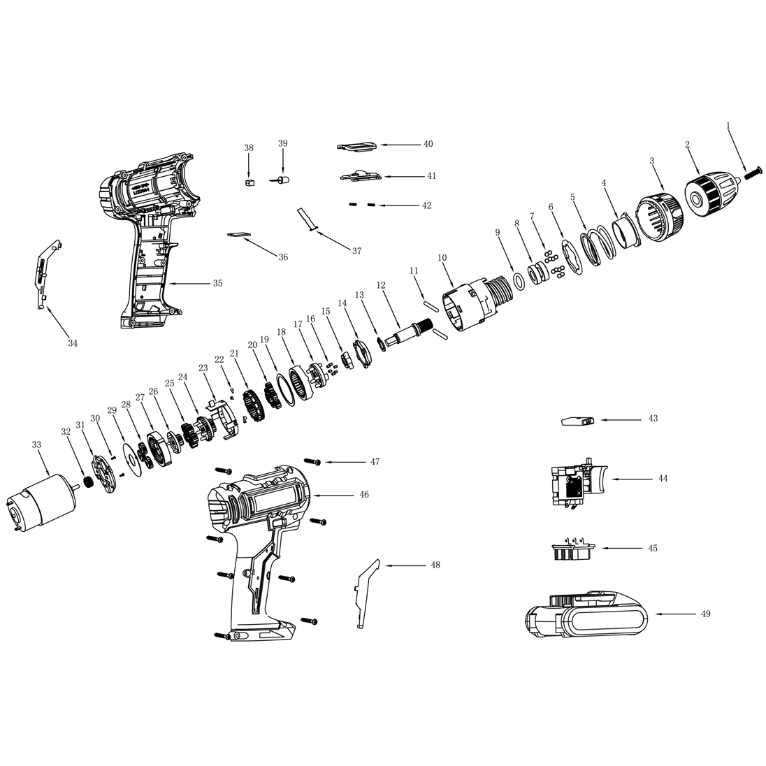 Дрель - шуруповерт ДА-14.4-2-Ли КМ1