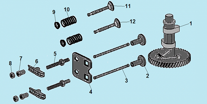 9 КЛАПАНА ГАЗОНОКОСИЛКА CHAMPION LM4215