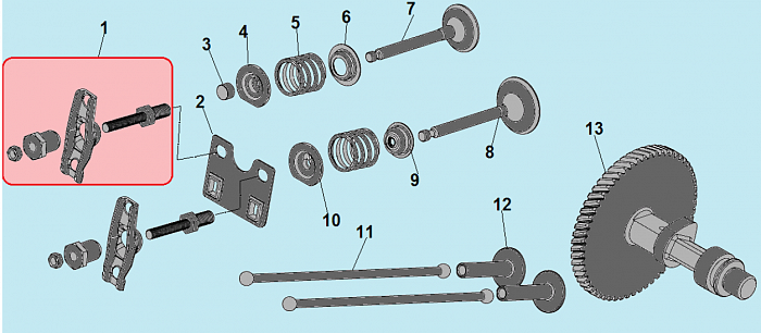 15 КЛАПАНА МОТОБЛОК CHAMPION ВC1193