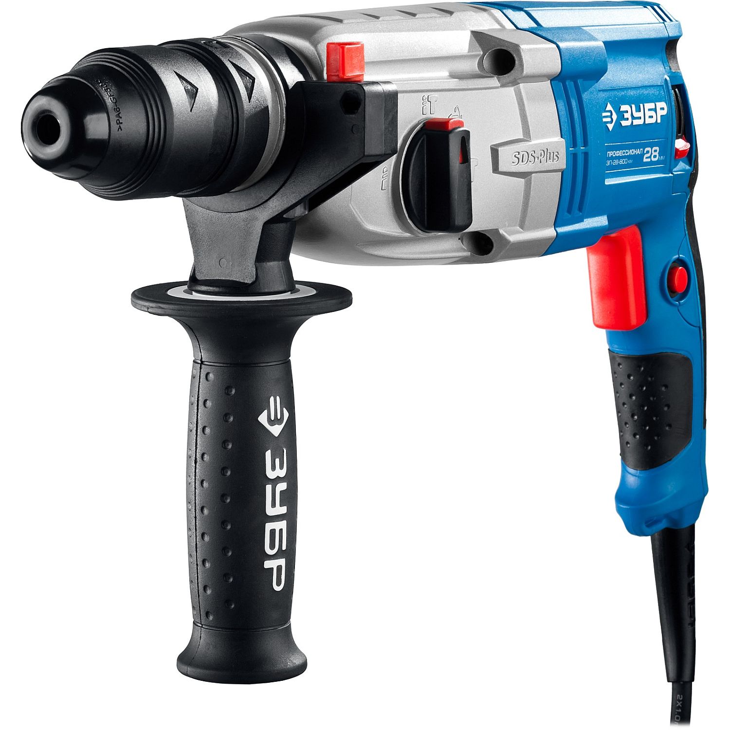 Перфоратор SDS-plus с металлическим редуктором ЗП-28-800 КМ