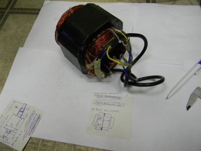 Статор эл/двигателя 1,5/220В D67-123х123-67*-130 стальной гладкий: КПМ200/24/1,5/220