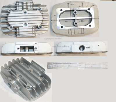 Головка цилиндра. D.01.15.004. КПР 360