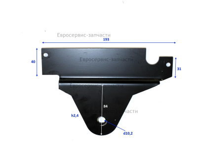 Кронштейн рычага (правый)