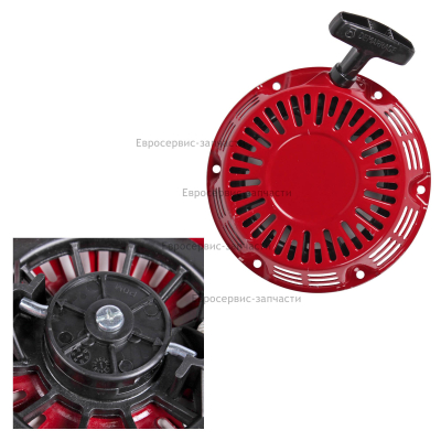 Стартер GX110,120,140,160,200,210 (красный, круглые собачки)