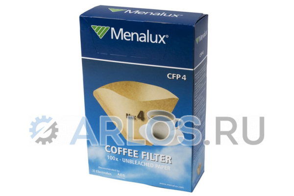 Фильтр бумажный CFP4 No.4 (100 штук) для капельной кофеварки Electrolux 9002563147